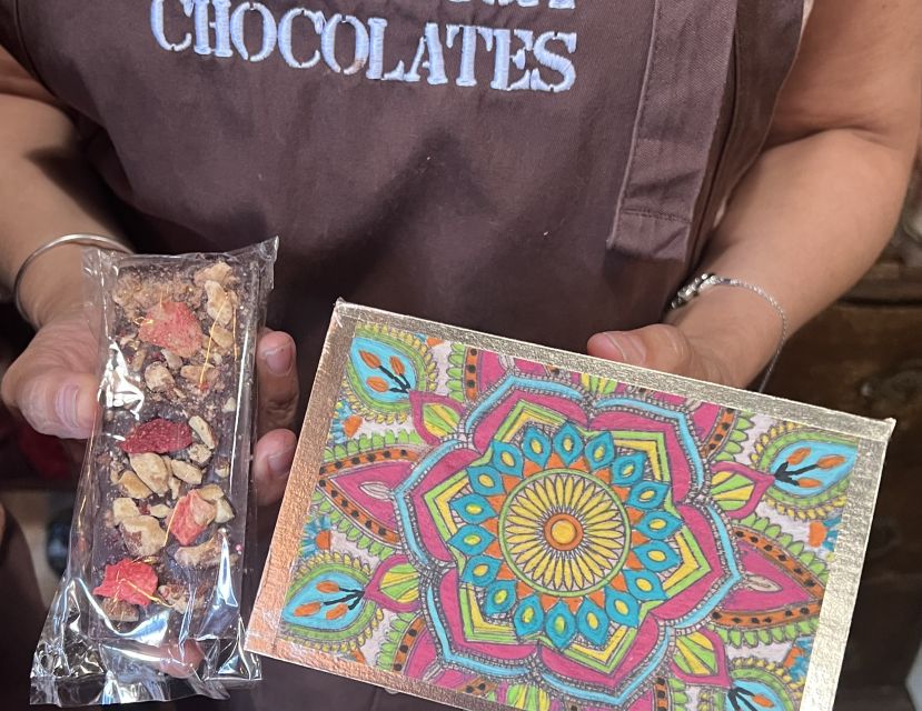 Santa Barbara: Chocolate Bar and Art Box Making Workshop - Designing the wooden art box