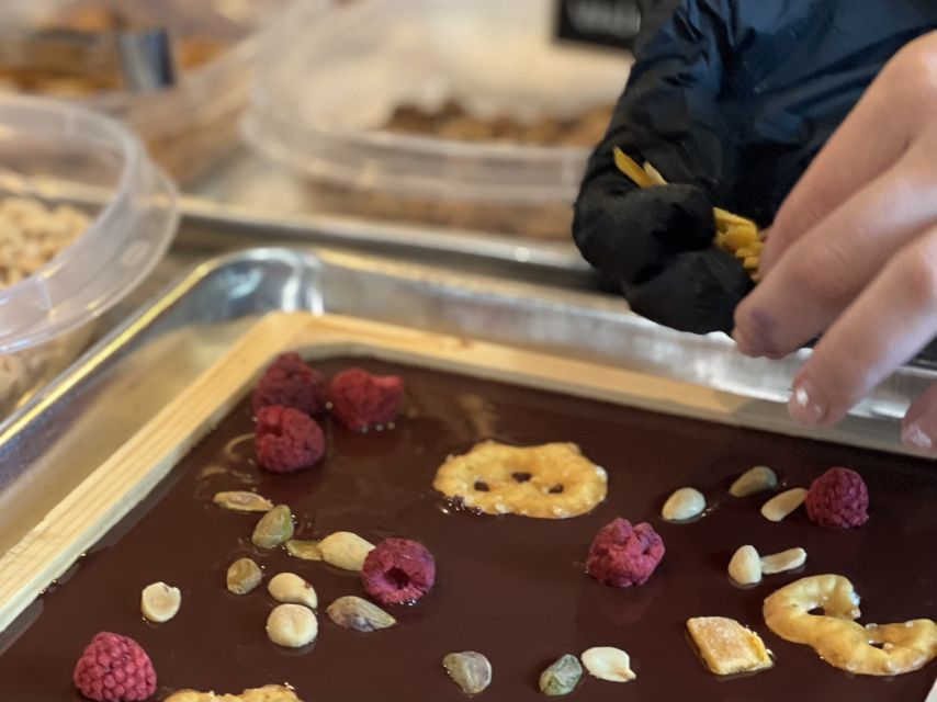 Santa Barbara: Chocolate Bar and Art Box Making Workshop - Choosing chocolate, molds, and toppings