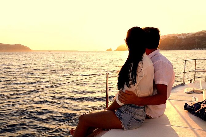 Santorini Catamaran Cruise with Greek Meal, Open-Bar and Sunset - Why seeing Santorini from the water matters