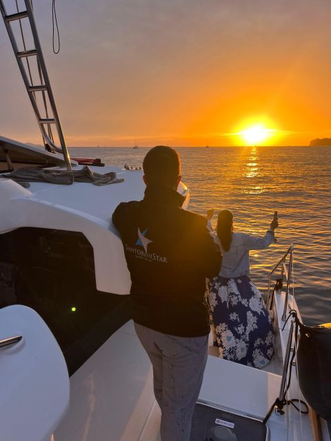Santorini Catamaran Cruise with Swimming, Meal and Open Bar - Why this cruise makes sense in Santorini