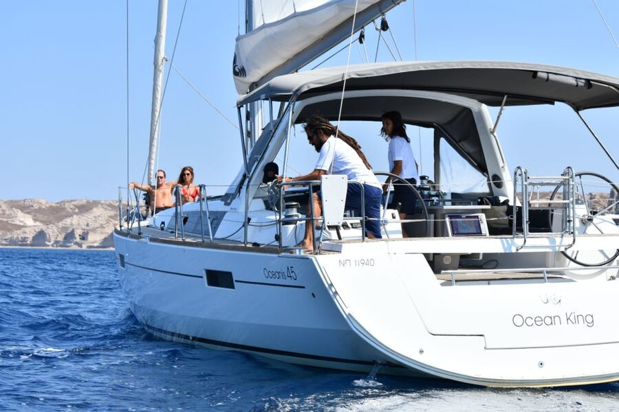 Santorini: Private Caldera Sailing Trip with Open Bar & Meal - The hot springs and Santorini’s geothermal side