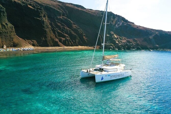 Santorini Private Catamaran Cruise with BBQ, Open Bar & Transfers - The barbecue lunch and open bar