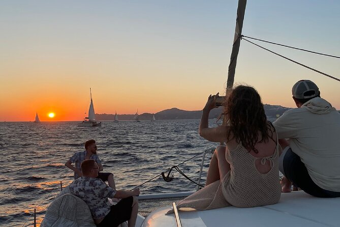 Santorini Sunset Sailing Cruise: Dinner, BBQ, Open Bar, Transfers - Key things to know before sailing