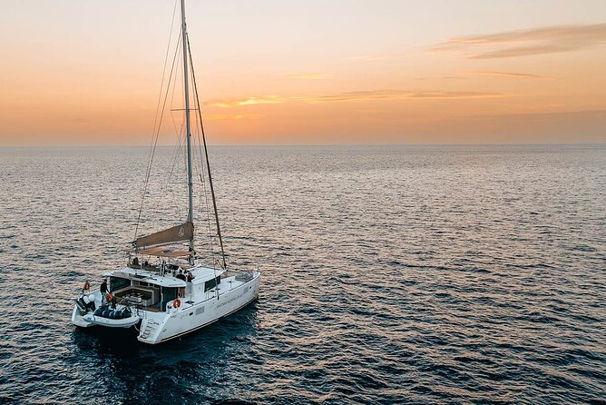 Santorini Sunset Sailing Cruise: Dinner, BBQ, Open Bar, Transfers - The volcano hot springs stop