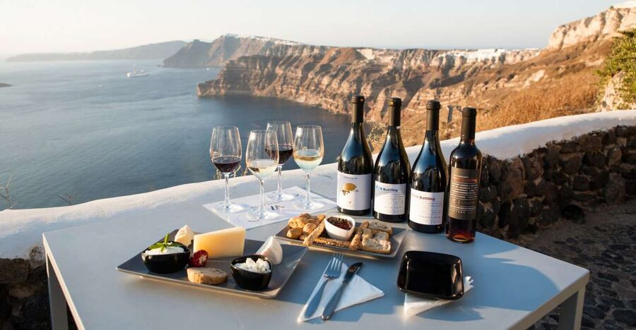 Santorini: Three Wineries and One Brewery Tour with Tastings - Key details that shape the experience