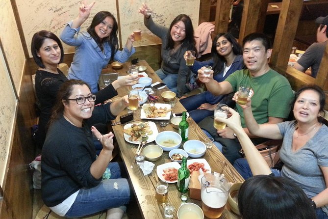 Seoul: Anthony Bourdain-Inspired BBQ and Pub Experience - Second course: pancakes, tempura, and Korean rice wine