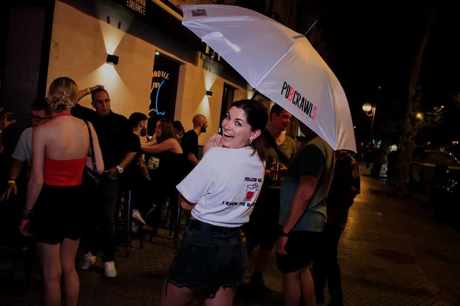 Seville: 3 Bars Pub Crawl + VIP Club Entrance & 3 Free Shots - The social side is the real reason to go