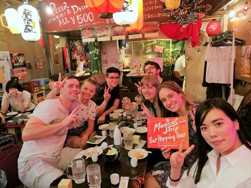 Shibuya Meltdown Night Tour: All-You-Can-Drink Bar Hopping - The second stop: full dinner and all-you-can-drink