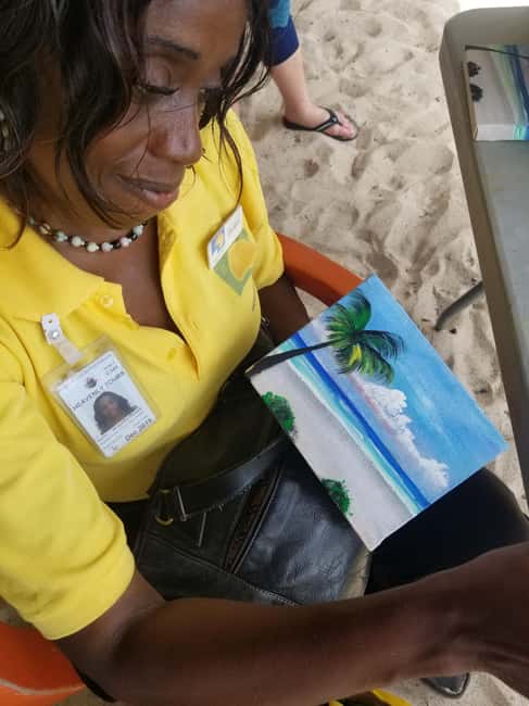 Sip & Paint with lunch on exciting Ffryes Tiki beach Bar - Key points to know before you book