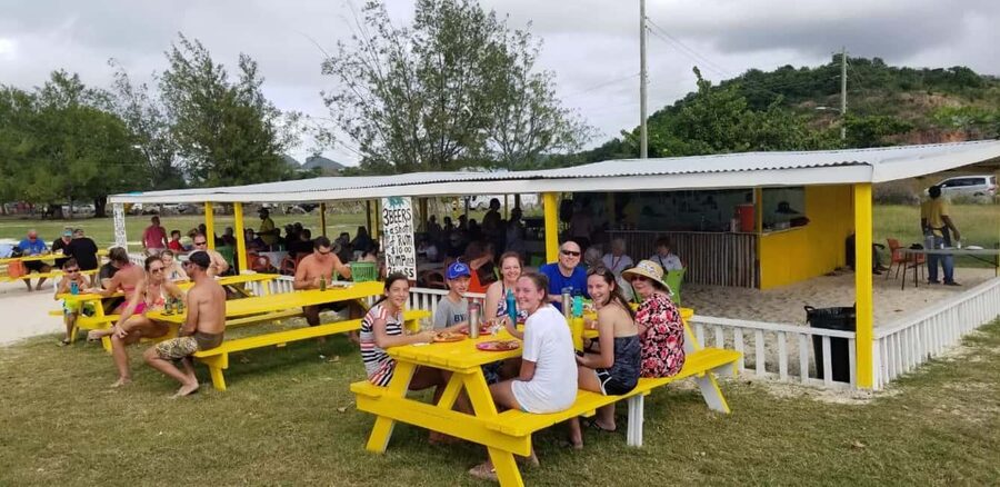 Sip & Paint with lunch on exciting Ffryes Tiki beach Bar - The people make the experience
