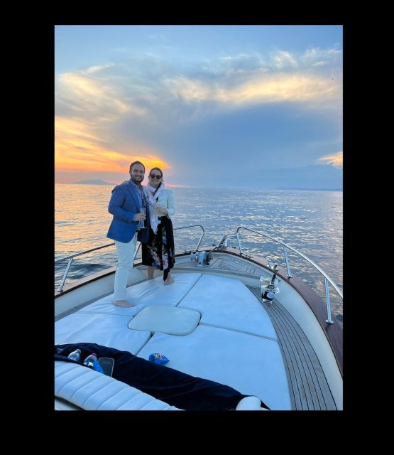 Sorrento: Luxury Private boat drinking & watching the sunset - Why a private sunset boat is a smart Sorrento choice