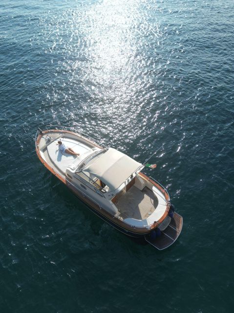 Sorrento: Luxury Private boat drinking & watching the sunset - Regina Giovanna for swimming and snorkeling