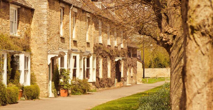 Southampton: London via the Cotswolds, Oxford and Pub Lunch - Bibury and the famous Arlington Row