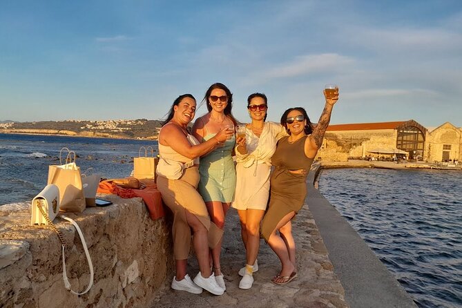 Sunset Craft Beer & Food Tour - Chania Old Port - Sunset beer at Chania Lighthouse