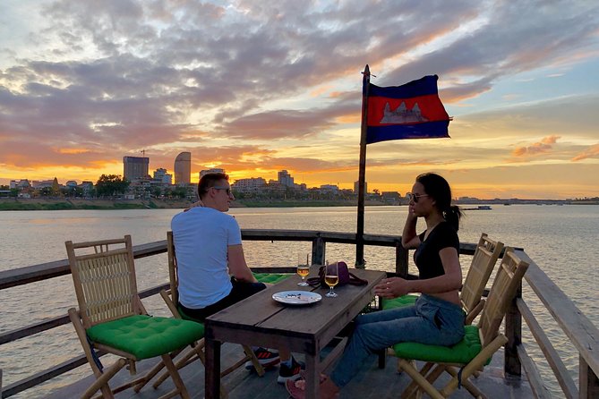 Sunset Cruise with unlimited beer & soft drinks -English speaking guide on board - The Mekong, Tonle Sap, and Four Faces Rivers