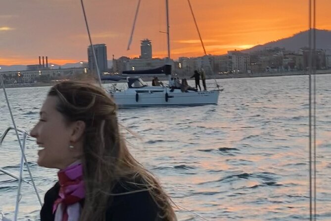 Sunset Sailboat Tour along the Coast with Open Bar - Montjuïc from the Mediterranean