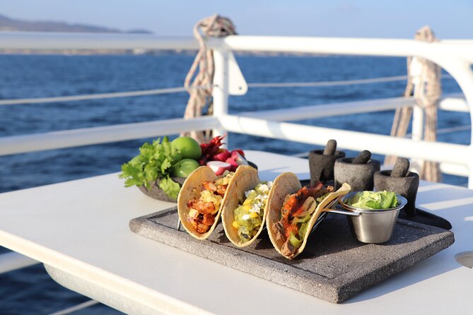 Tacos buffet & Open Bar Cruise! Los Cabos Round Transportation - El Arco, Lover’s Beach, and the sea lion colony