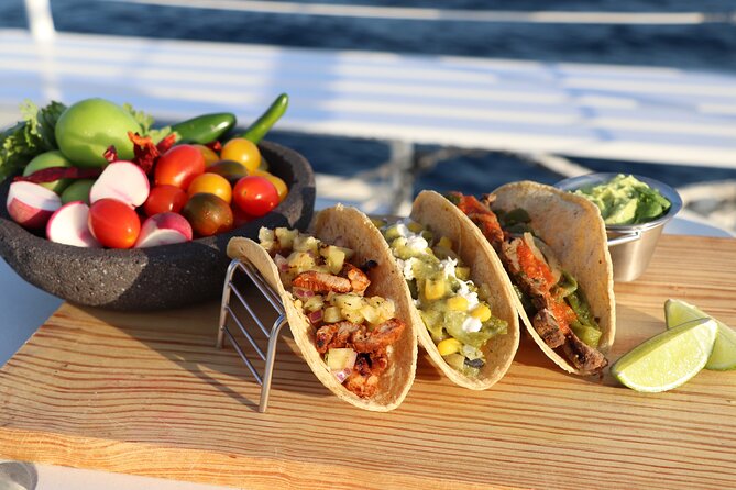 Tacos buffet & Open Bar Cruise! Los Cabos Round Transportation - What the four-hour schedule means for your evening