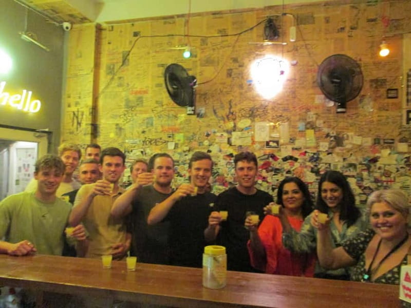 Tbilisi: Irine's Pub Crawls - Starting at Fabrika hostel with wine and cheese