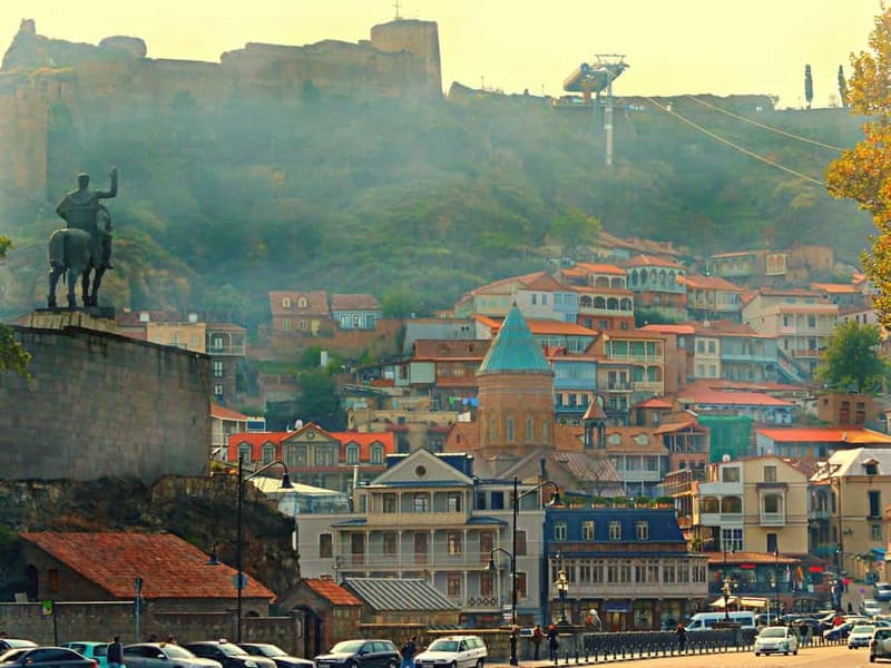 Tbilisi: Sightseeing Tour, Wine or Beer Tasting, & Cable Car - Leghvtakhevi Waterfall and the botanical garden