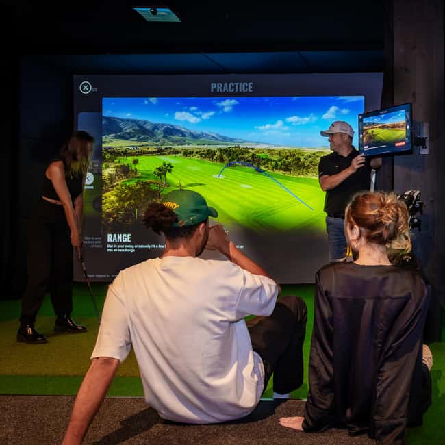 The Ultimate Berlin Golf Bar for Groups, Games & Good Times - Finding EvoGolf inside the old paper factory