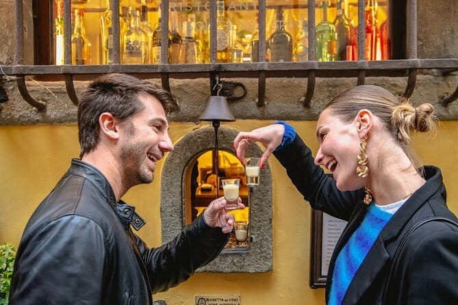 Tipsy Tour: Guided Bar Crawl In Florence with Dark History - Santa Croce and the old wine-window tradition