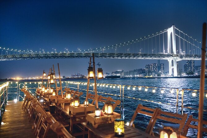 Tokyo Bay Yakatabune Dinner/Day Cruise with Japan Show and Drinks - Rainbow Bridge and the first major views