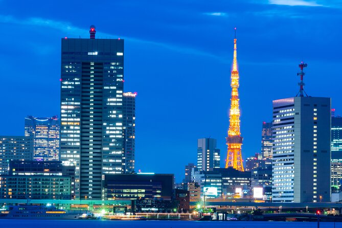 Tokyo Bay Yakatabune Dinner/Day Cruise with Japan Show and Drinks - Fuji TV and Tokyo Tower from the water