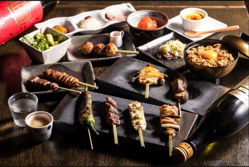 Tokyo: Izakaya Bar Experience at Kuuraku Ginza Reservation - The five-skewer course: the shorter introduction
