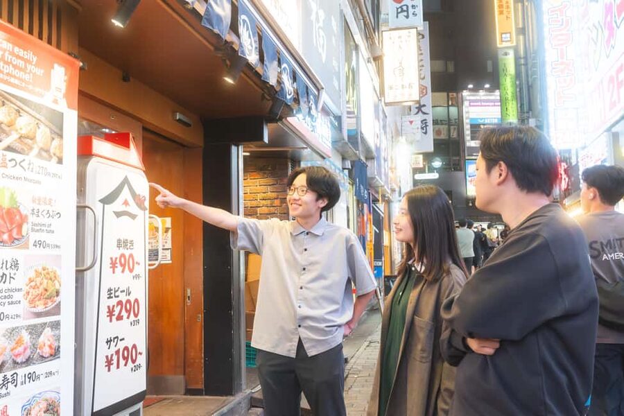 Tokyo: Shibuya Bar Crawl - 3 Drinks & Local Foods - - Meeting near Shibuya Station
