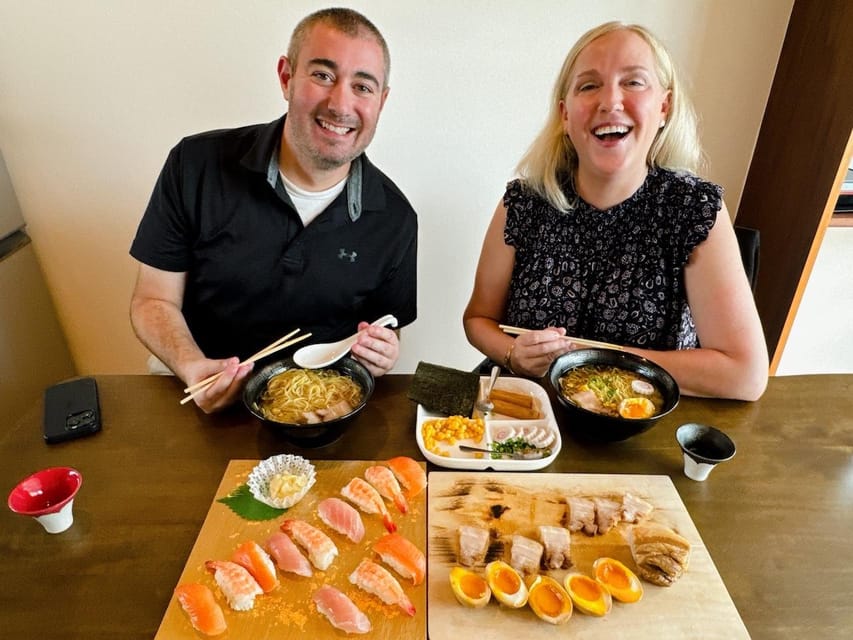 Tokyo: Sushi and Ramen Cooking Class with Sake Pairing Set - Key points at a glance
