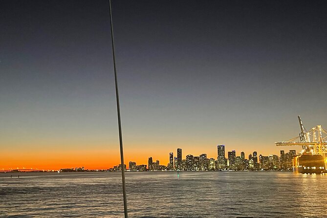 Top rated two Hour Miami Night Skyline Cruise with Open Bar - Fisher Island From the Bay