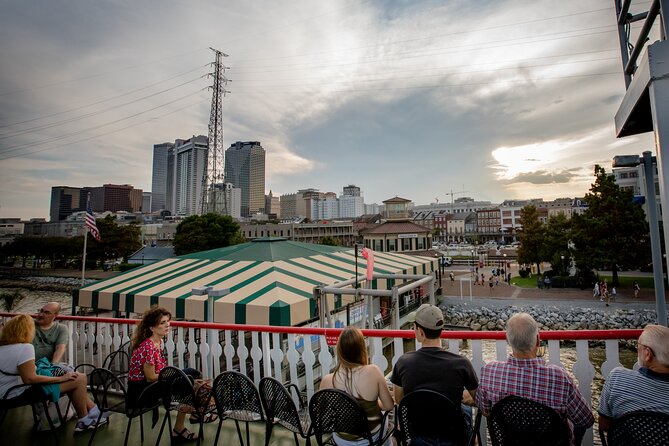 VIP Jazz Dinner Cruise with Private Tour and Open Bar Option - New Orleans at Dusk From the Mississippi