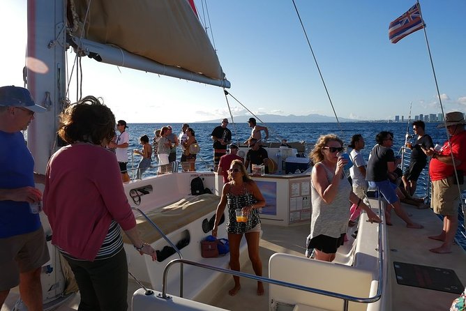 Waikiki Sunset Cocktail Sail with Open Bar - Weather can change the entire evening
