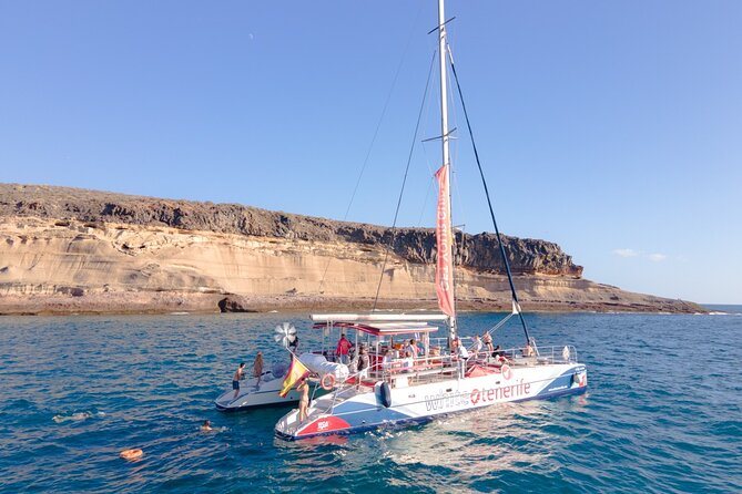 Watching and Listening Whales visiting Los Gigantes&Masca. Food&drinks included - A simple Canarian lunch on board