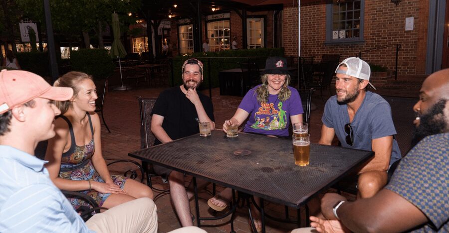 Williamsburg: Colonial Ghosts Haunted Pub Crawl - Meeting Thomas Jefferson before the stories begin
